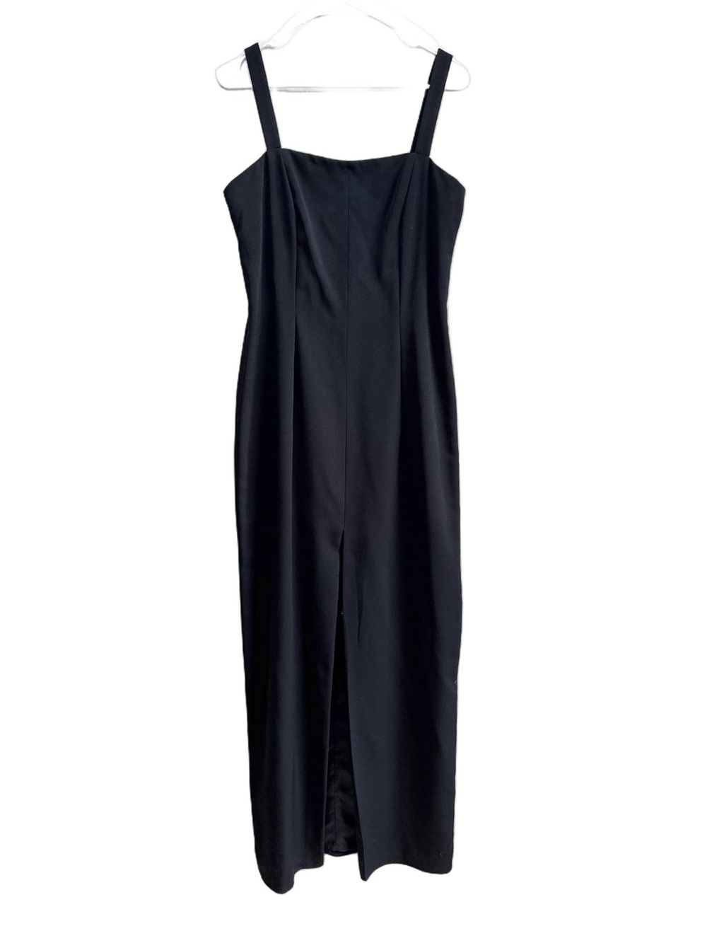HOUSE OF BIANCHI Vintage Black Front Slit Dress